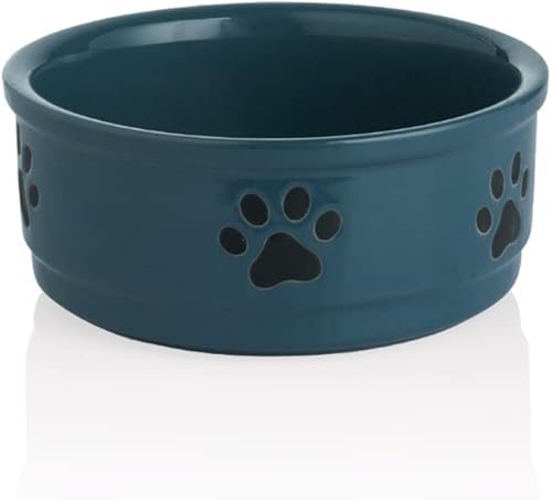 Miniatura 55 de Sweejar Cuencos de Cerámica para Perros, Plato de Comida para Perros Pequeños y Gatos, Cuenco de Porcelana Resistente para Mascotas para Comida