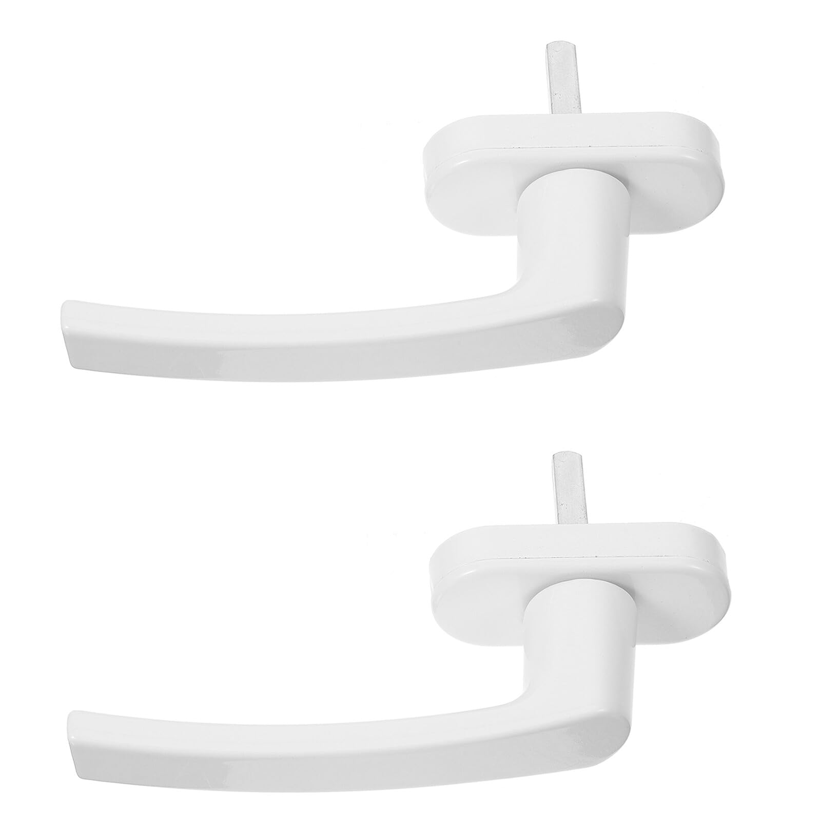 Manijas abatibles de aleación de aluminio SOIMISS con pestillo seguro para ventanas, pack de 2
