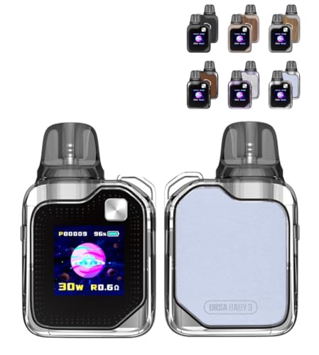 Lost Vape Ursa Baby ET xr[ 3 Pod System Kit 1200mAh 2.5ml XgxCv dq^oR Vape xCv X^[^[Lbg jR`t[ (Arctic Blue)