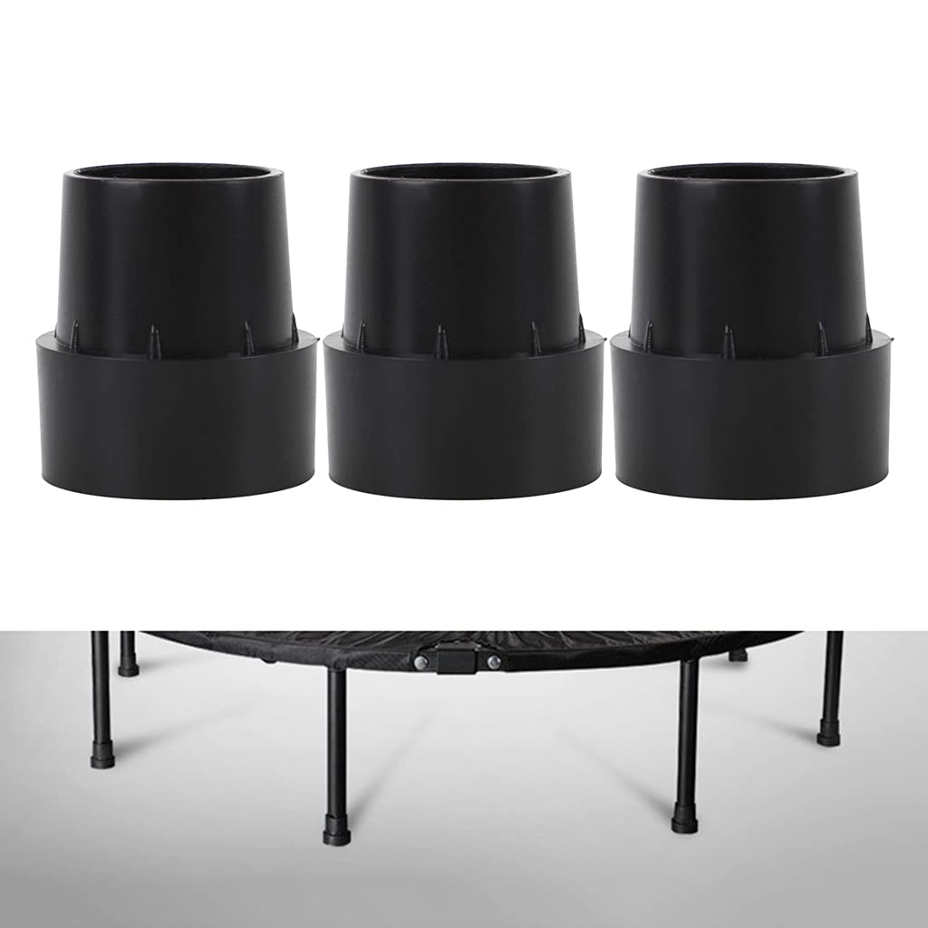 3Pcs Trampoline Enclosure Mini Trampoline Leg Caps 25mm Diameter Small Cap Rubber Trampoline Mini Caps