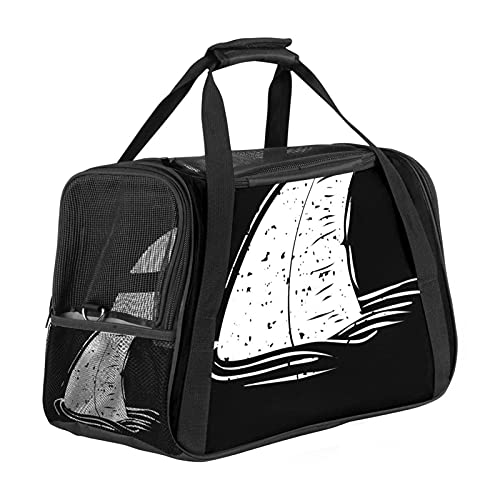 Sac de transport chat anti stress avec motif triangulaire - 2
