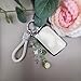 Safe Zone Playpen Cute Keychain, Kitty Cat Otter Decor Gifts for Animal & Anime Lovers, Y2K Heart Bow Pendant, Women Girls Kawaii Bag Charm (Anime)