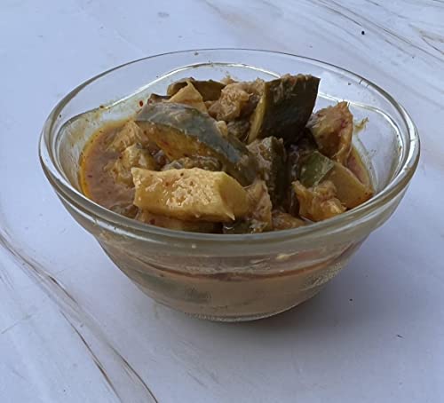 Image of Organic Anand Homemade Seedless Hing Mango Pickles 350gram Oil-free Traditional Khatta Aam ka Achar, No preservative