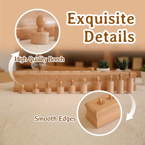 Image of MONTESSORI OUTLET Cylinder Block (Part 4) for Children Aged 3-6 Montessori Education at School and Home
