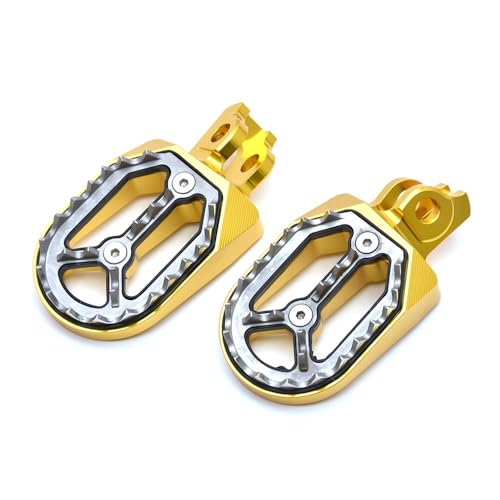 Repose-pieds moto larges en acier forgé premium pour motocross Suzuki RMZ 250 et 450