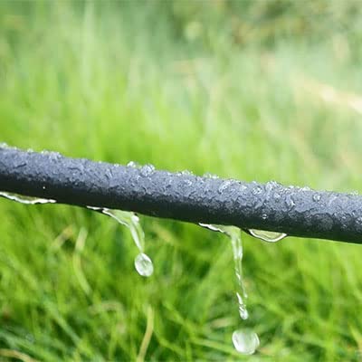 Feelers 1/2" Garden Soaker Hose 15 Ft With Soaker Hose Fittings, Round Rubber Garden Drip Hose 70% Saving Hose For Garden Beds,Lawn And Plants #TOP5