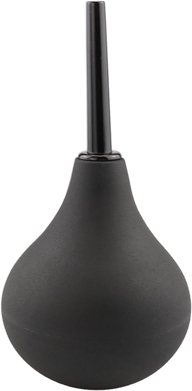 QWEDF 89ml/143ml/220ml/310ml Women's Wash Cleaner Enema Rectal Shower Cleaning System Medical Materials Silicone Ball For Anal Anus Colon Enema Anal Cleaning,Black