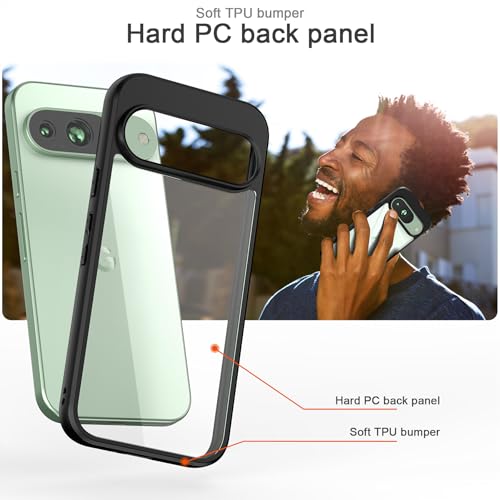 Coque transparente pour Google Pixel 9 idéale au quotidien pro - 3