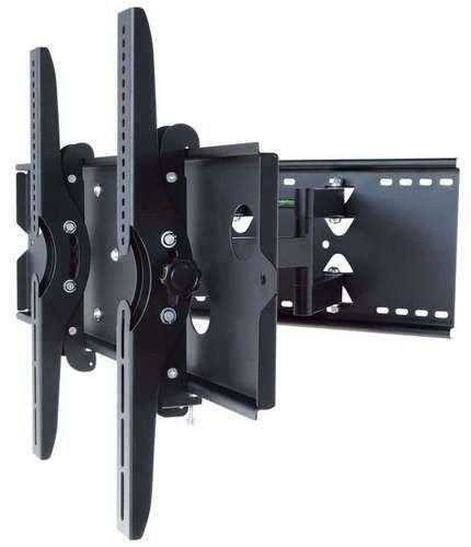2Xhome Tv Wall Mount Bracket (Dual Arm) + Free Hdmi Cable – Secure Cantilever Led Lcd Plasma Smart 3D Wifi Flat Panel Screen Monitor Moniter Display Large Displays - Long Swing Out Dual #TOP1