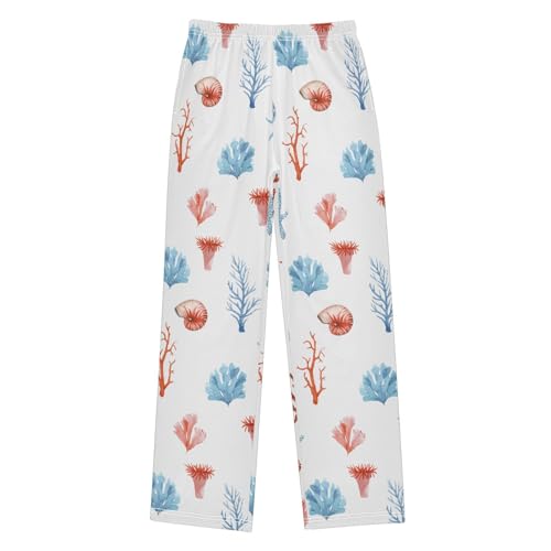 ZZKKO Underwater Sea Life Boys Pants for Kids Jogger Pants with Pockets S-XL