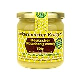 Allgäuer Wanderimkerei Deutscher Blütenhonig cremig 500g I regionaler Genuss I cremig I naturbelassen & hochwertig I Gesund