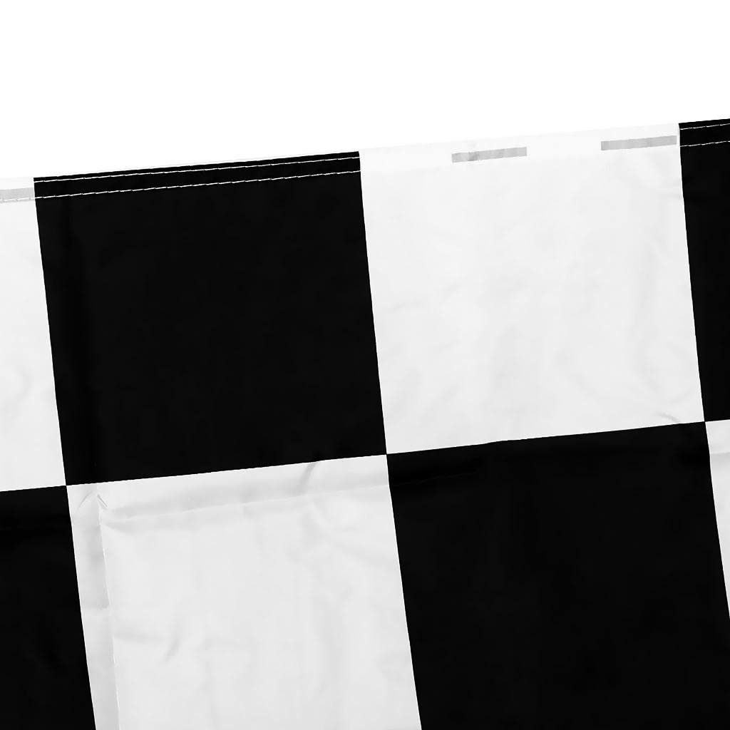Luzhengyang Bandiera a scacchi nero bianco bandiera gara fine partenza bandiera in
