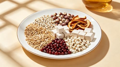 Red Bean Coix Seed Tea Orange Peel Tea China Job’s Tears Tea Bags Red Bean Coix Seed Poria Tea Bags Hot or Iced No Caffeine Plant-Based Botanical Beverage 红豆薏米茶 祛湿茶 - image 3