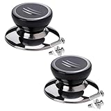 ZORVYN Pomello Coperchio Pentola, 2 Pezzi Universale Resistente al Calore, Pomelli di Rica...
