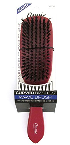 Annie Hard Curved Bristles Wave Brush 2330 Red