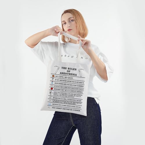 Bolso tote para anestesia PWHAOO - Regalo para técnicos en anestesia y anestesistas miniatura 3