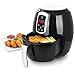 Epiq Heißluftfritteuse, Airfryer, Smart Fryer, Frittieren ohne Öl, 3,6 Liter Volumen, 1400 Watt, schwarz, Heissluft-Fritteuse,, 80000530