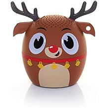 Holiday Bitty Boomer Wireless Bluetooth Speaker, Reindeer, Brown