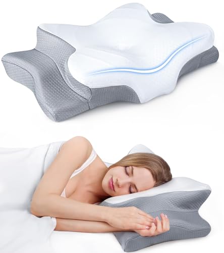 Ultra Pain Relief Cooling Pillow for Neck Support, Adjustable Cervical Pillow Cozy Sleeping,...