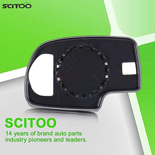 Scitoo Compatible Fit For Set Exterior Mirror Replacement Glasses Lens Left+Right Lh Rh Side Manual 1999-2006 Chevy Silverado Suburban Gmc Sierra Yukon Towing Mirror Glass #TOP5