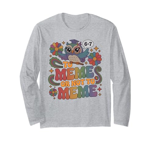 Inglés Meme Not 67 ELA Literatura Profesora Argot 6 7 Bruh Manga Larga