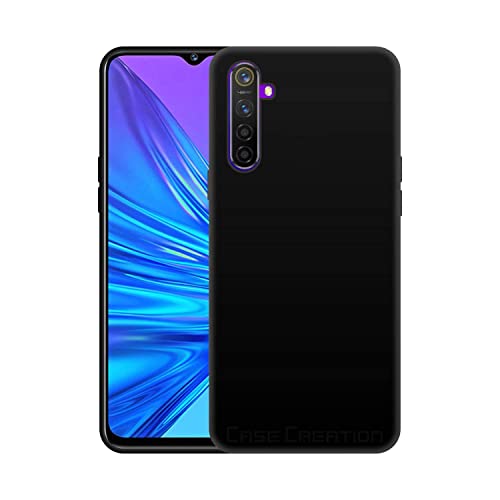 Image of ZEDN Mobile Back Case Cover for Realme 6I Mobile Back Cover (Silicone Case|CameraProtection|Black CS2012)