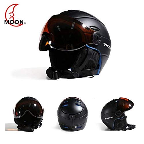 2-in-1 Skihelm Mit Integrierter Schneebrille | Anti-Beschlag | UV-Schutz | Für Snowboard & Ski