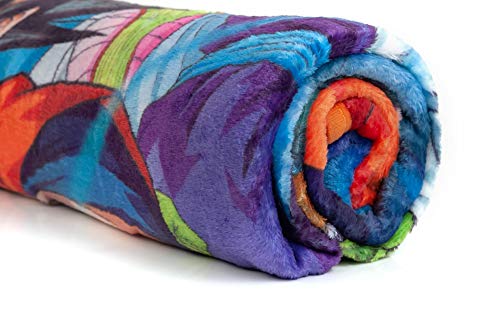 Dragon Ball Super Fighters & Warriors Fleece Throw Blanket | Features Beerus, Whis, & The Legendary Dragon Ball Warriors | 60 X 45 Inches #TOP1