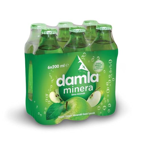Şişe, Minera Elmalı Maden Suyu Cam 6x200 ml