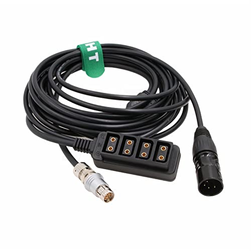 Cable XLR 4 pines divisor con distribuidor D-tap de 4 puertos para Phantom VEO 1310S 2