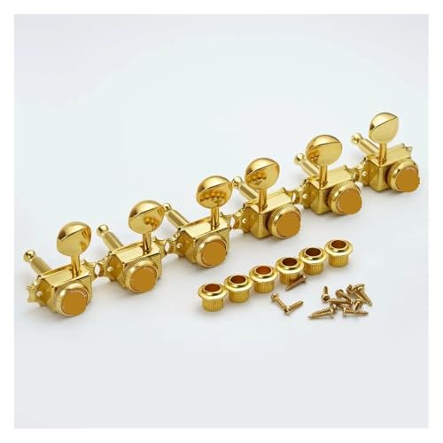Set 3R3L Gold Lock afinadores vintage para guitarra miniatura 2