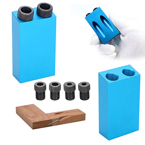 Gabarito de parafuso para orifício de bolso de 15°, 7 peças/conjunto de parafusos de furo de bolso,