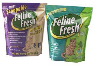 Feline Fresh Clumping Pine Cat Litter 17 lbs.
