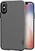 Silk iPhone X Grip Case - Base Grip Lightweight Protective iPhone 10 Slim Cover - Kung Fu Grip - Gunmetal Gray