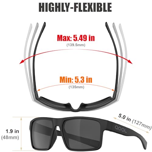 Image of Floating Polarized Fishing Sunglasses Saltwater Resistant Lenses That Coating Won't Peel Rub off