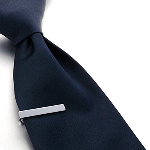 AnotherKiss Men's Fashion Alloy Metal 1.5" Skinny Tie Clip - 3 Pcs Set3