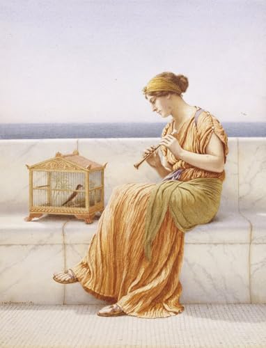 Lienzo de pintura SERENDIPITP de John William Godward para renovar las paredes del hogar