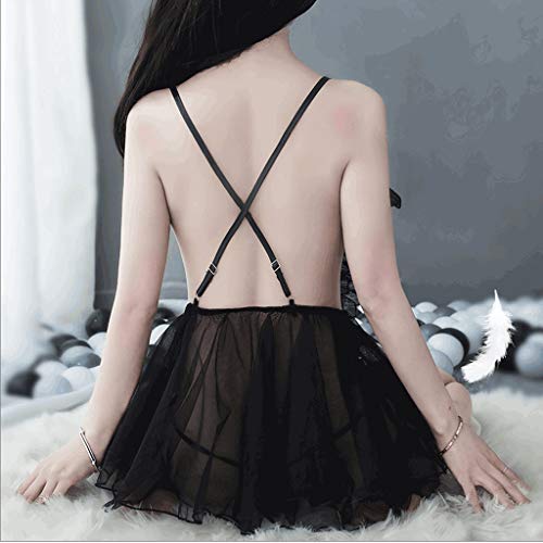 Nuisette transparente à bretelles : sublimez vos courbes avec ce vêtement de nuit