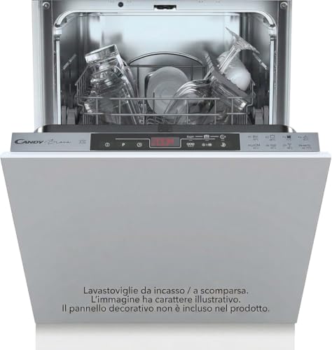 Candy Brava Lavastoviglie Slim da Incasso 45 cm, 10 Coperti,