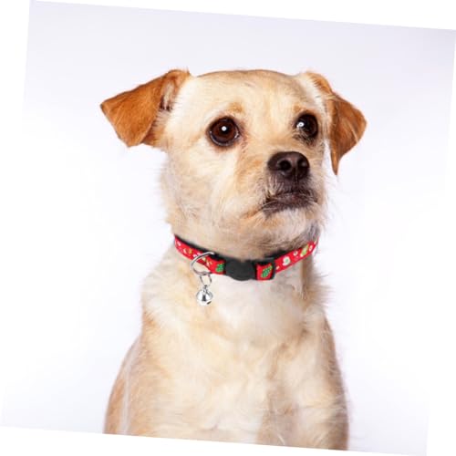 Collar Navideño para Perros y Gatos ajustables con cascabeles pack de 4 piezas 4