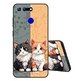 La coque en silicone avec motif est parfaitement compatible avec Honor View 20,Offrir à votre appareil une protection complète.veuillez confirmer votre modèle de téléphone avant d'acheter.