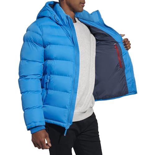 Image of Tommy Hilfiger Men's Hooded Puffer Jacket (Standard and Big & Tall)