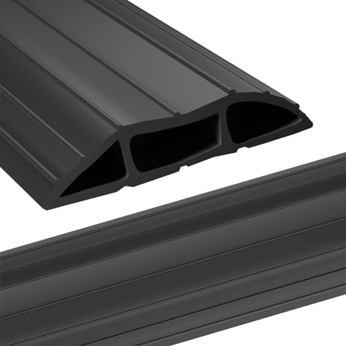 AGPTEK Heavy Duty Floor Cable Cover Cable Protector, 6.5 Ft, 3 Channels by AGPTEK - Used condition - US$19.13