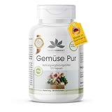 Gemüse Kapseln mit Spirulina - 120 Kapseln - Hochdosierte Multivitamin Kapseln aus Gemüse | HERBADIREKT by Warnke Vitalstoffe - Deutsche Apothekenqualität