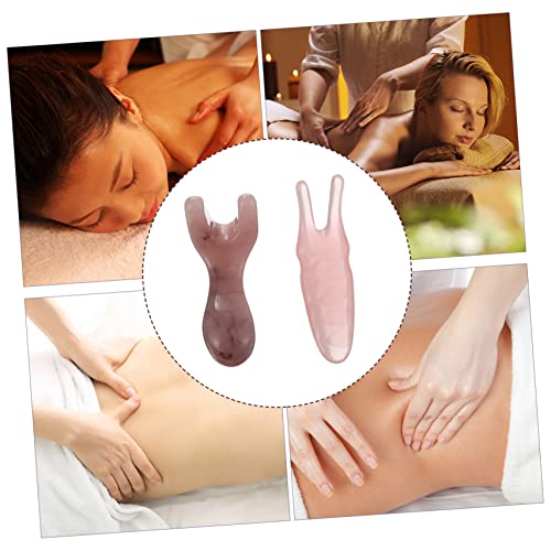 Beaupretty 4 Pçs Massageador Placa De Ponto De Gatilho Guasha Massagem Vara Palitos De Dente Titular