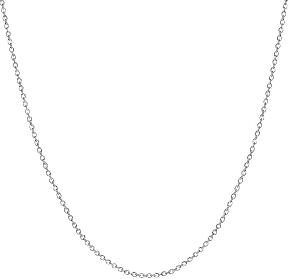 BORUO 925 Sterling Silver Cable Chain Necklace| Waterproof 14K Gold Plated Cable Chain | 1mm 1.5mm Italian Silver Necklace with Lobster Claw Clasp 14-30 Inch - Image 2