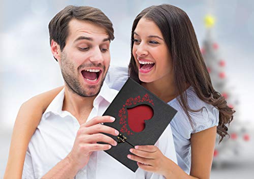 AOBETAK Fotoalbum om zelf vorm te geven, met 30 zwarte pagina's en fotohoeken, doe-het-zelf fotoalbums scrapbook kit, groot A4-fotoboek voor baby verjaardag, Valentijnsdag, bruiloft, jubileum cadeau voor hem - Image 8