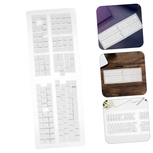 Teclas de mecánico tailandés con doble moldeo semi transparente para teclados gaming 5