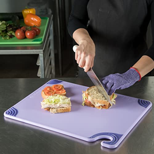 Tabla de Cortar San Jamar Saf-T-Grip 38x50 cm Morada miniatura 5
