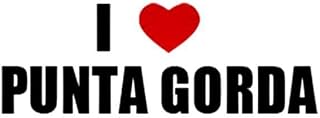 I Love Punta Gorda Belize Decal Car Laptop Wall Sticker